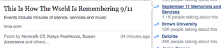 Illustration for article titled Facebook Stops September 11th Anniversary From Trending Due to Hoax Story